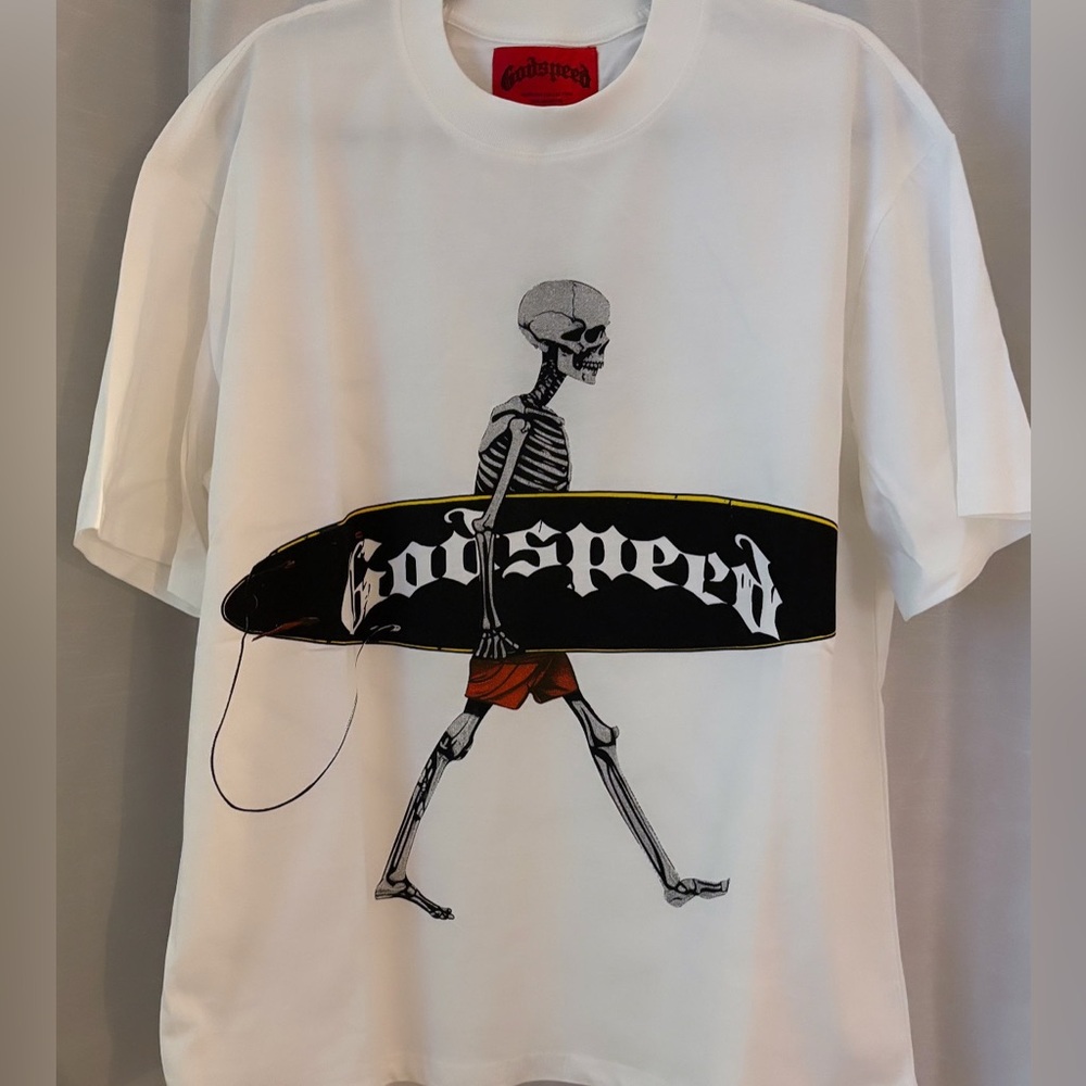White Skeleton Graphic Tee